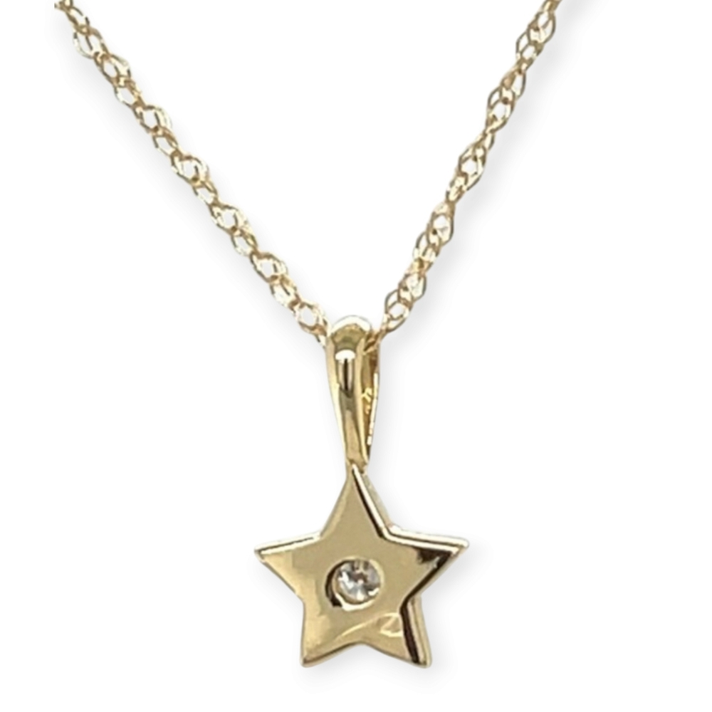 Diamond Star Necklace